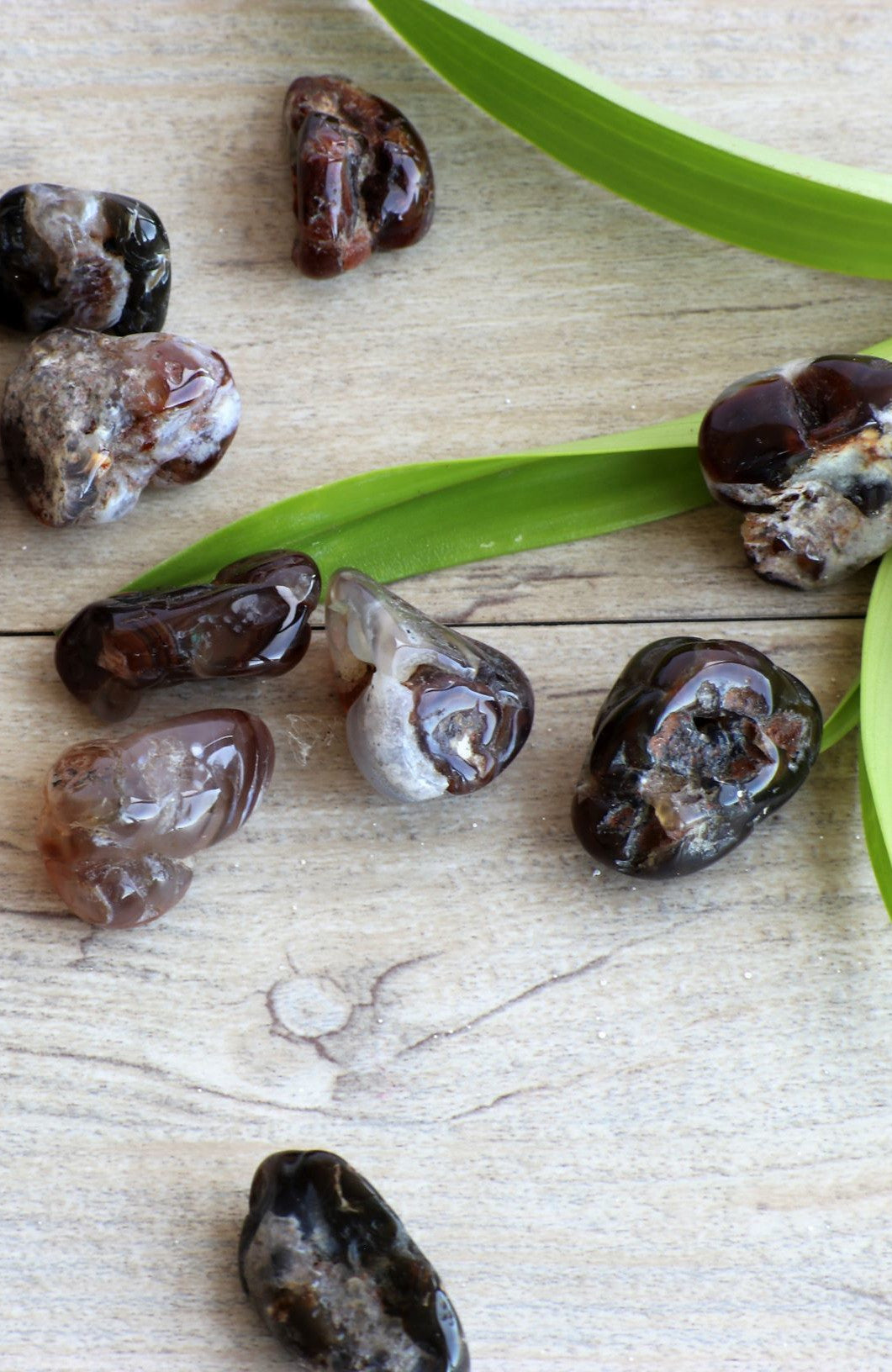 Fire Agate Tumbled Stones